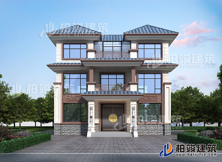 江西省余干区定制设计的自建房设计图纸，很多人选择的款式。