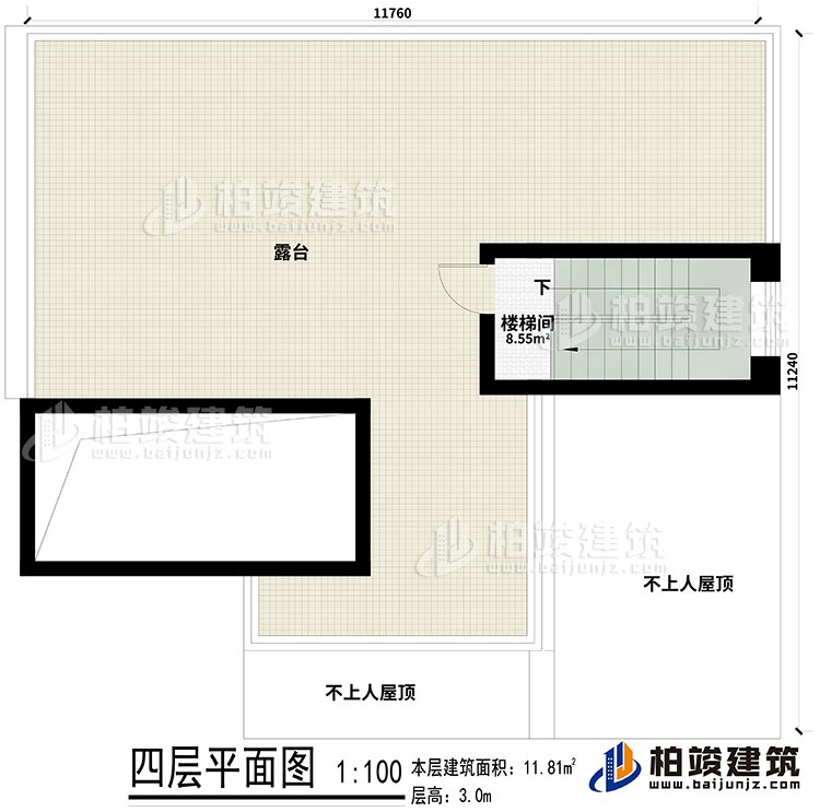 层顶：楼梯间、露台、屋顶